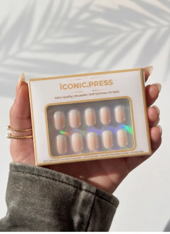 Ombré Obsession - Matching Blush Mani & Pedi Press-On Nails | Iconic.Press