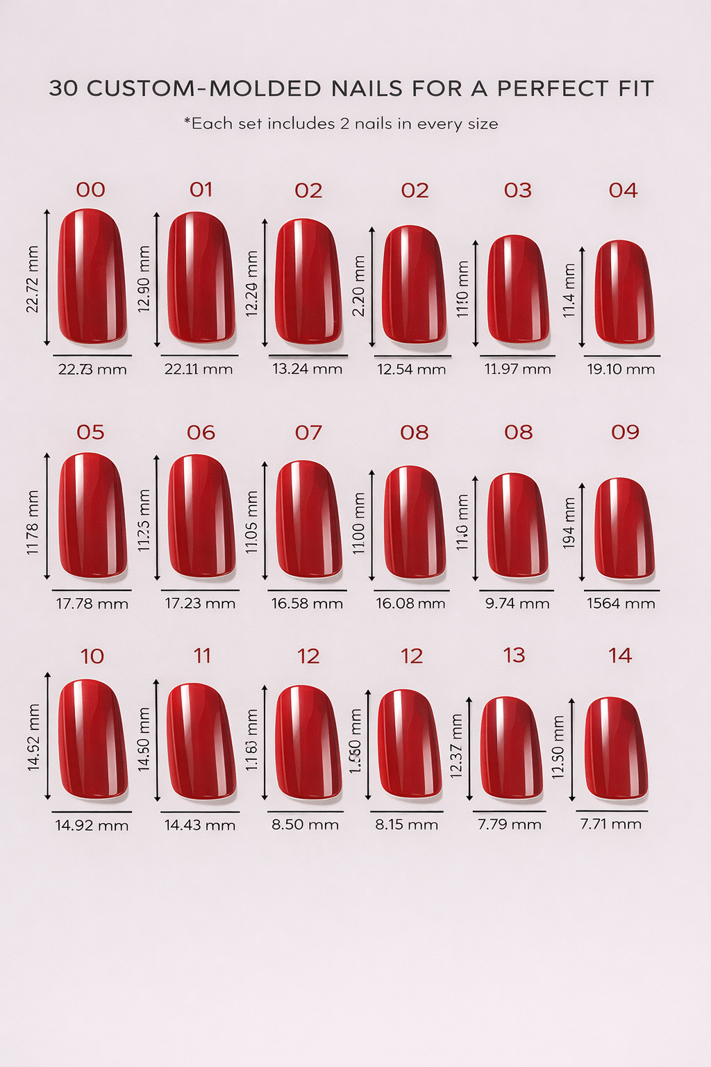 Ruby - Glassy Red Cat Eye Nails