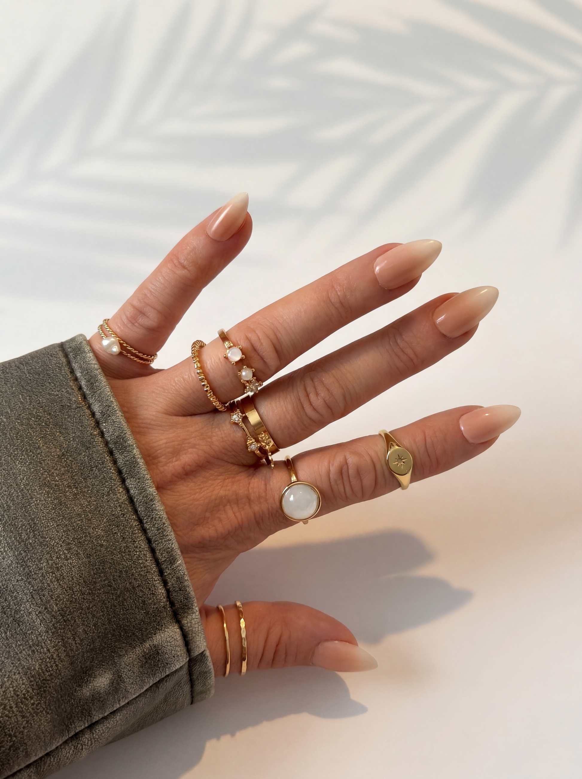 Luxe Almond Ombre - Matching Mani & Pedi Press-On Nails | Iconic.Press