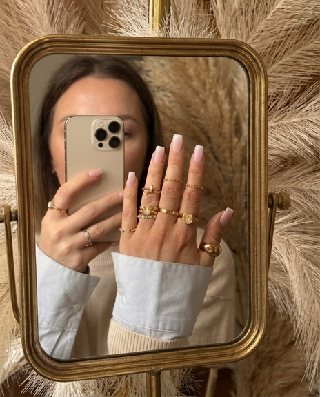 Baby Blush - Pale Pink Short Square Press-On Nails | Iconic.Press