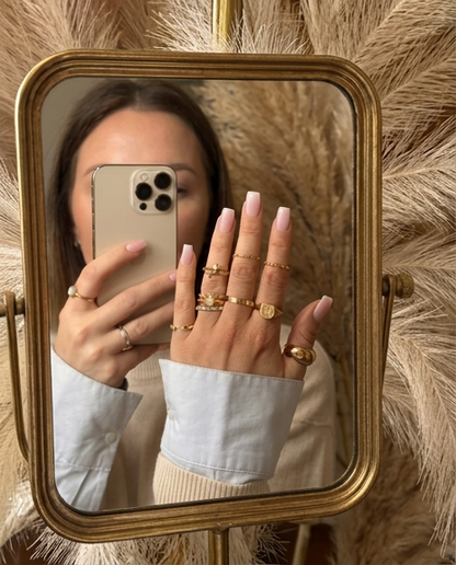 Baby Blush - Pale Pink Short Square Press-On Nails | Iconic.Press