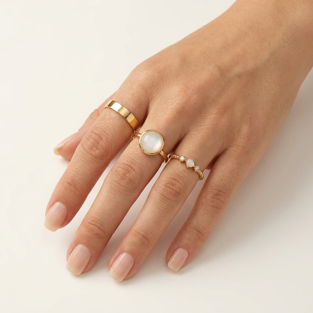 Bare Beauty - Ombre French Square Short Nails enhanced 3