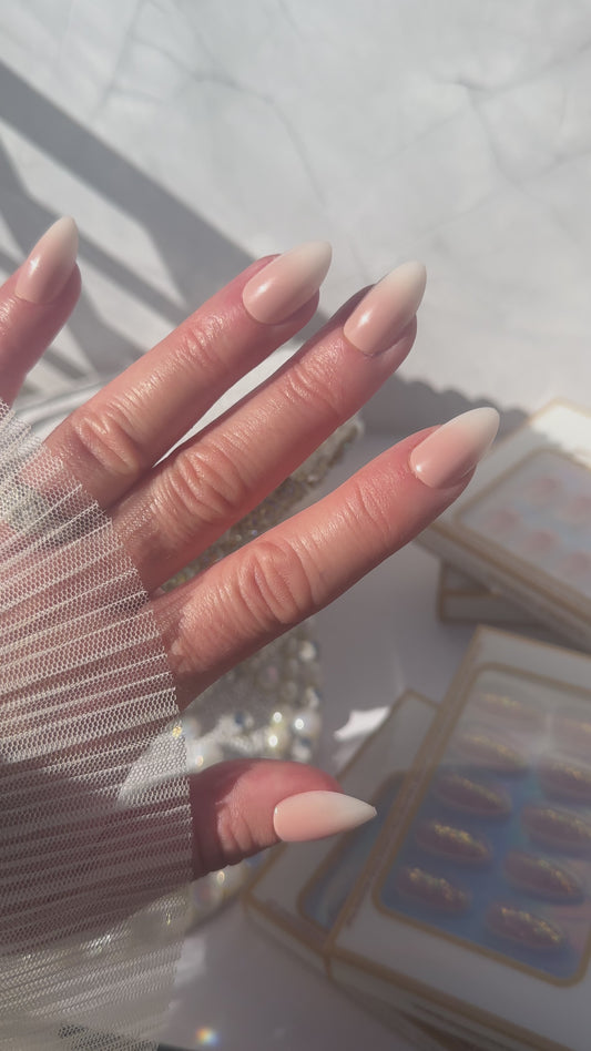 Elan Ombre - French Ombre Almond Nails