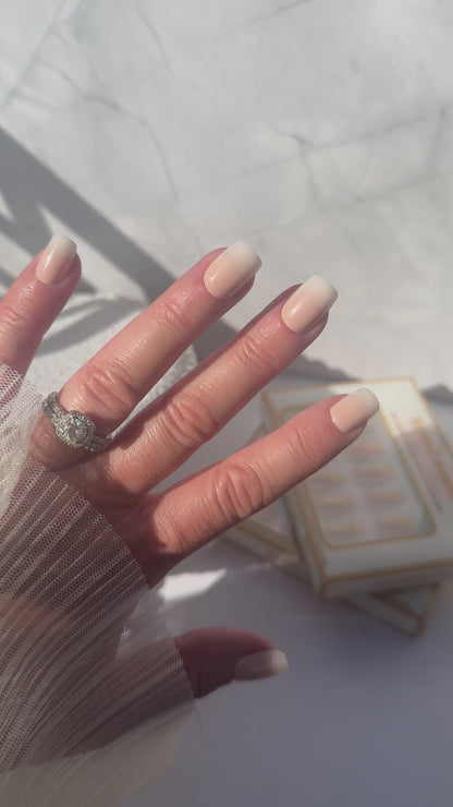 Bare Beauty - Ombre French Square Short Nails